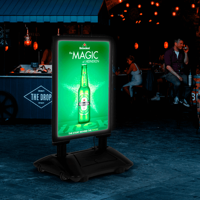 Led Ramp Sign A1 LED Pavement Sign – VisualDisplays