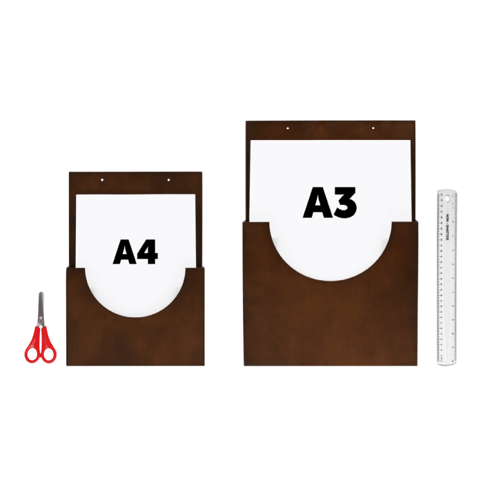 Wooden Leaflet Holder