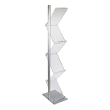 Magazine Zig Zag Brochure Display Stand