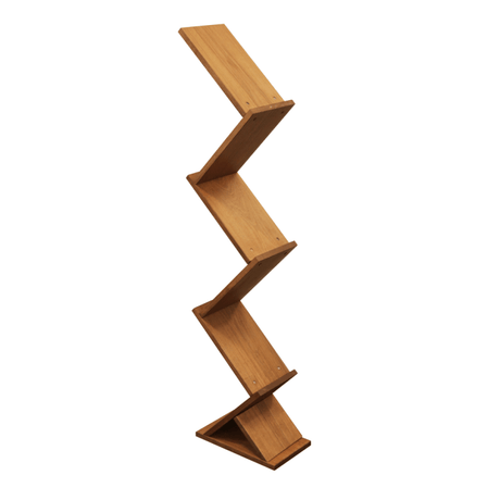 Zig Zag Wooden Leaflet Display Stand