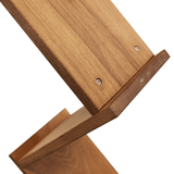 Zig Zag Wooden Leaflet Display Stand